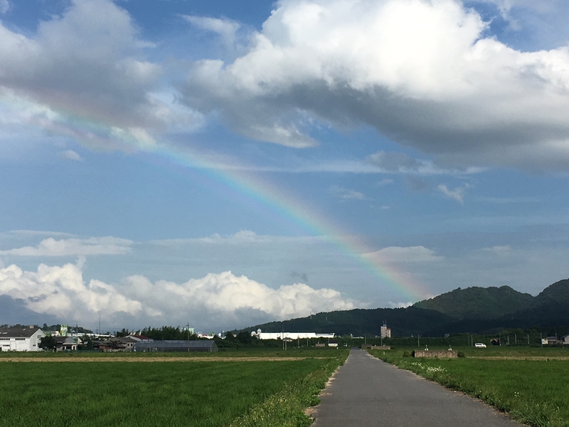 夏空に虹 18年 夏コンテスト 滋賀 びわ湖 虹色フォトコンテスト